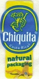 Chiquita costa rica natural packaging
