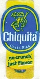 Chiquita costa rica no crunch just flavor