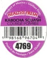 Healthy Fresh product of mexico glutten free kaboche squash courge poivree 198168967041 4769 produit du mexique sans gluten