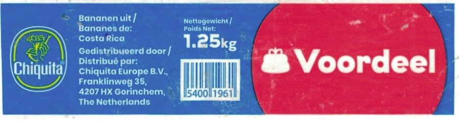 Chiquita bananen uit bananas de costa rica voordeel 54001961
