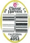 Classic Harvest usa e.-u. california lemon 4053