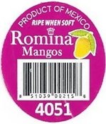 Romina product of mexico ripe when soft mangos 851039002158 4051