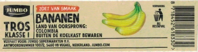 Jumbo tros zoet van smaak land van oorsprong: colombia 8718452618330