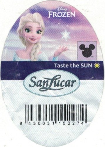 San Lucar disney frozen taste the sun 8430631152274