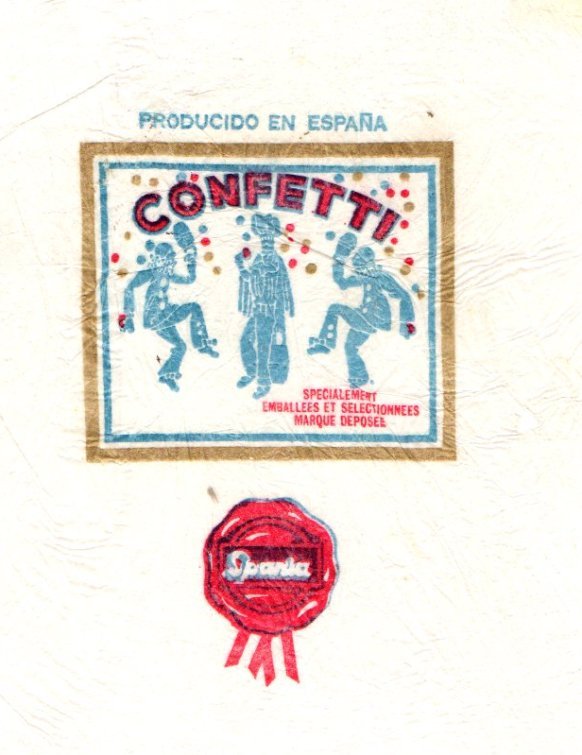 Confetti producido en espana