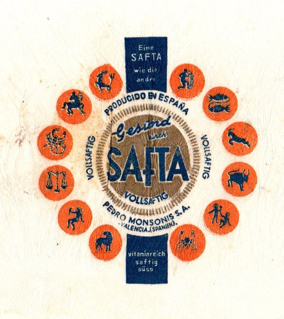 Safta gesund durch safta vollsaftig producido en espana pedro monsonis valencia spanien