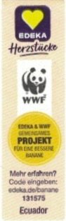 Edeka herzstucke wwf edeka & wwf gemeinsames projekt fur eine bessere banane mehr erfahren? code eingeben: edeka.de/banane 131575 ecuador