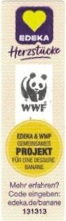Edeka herzstucke wwf edeka & wwf gemeinsames projekt fur eine bessere banane mehr erfahren? code eingeben: edeka.de/banane 131313