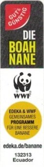 edeka & wwf gut & gunstig die boah nane wwf gemeinsames programm fur eine bessere banane edeka.de/banane 132313 ecuador