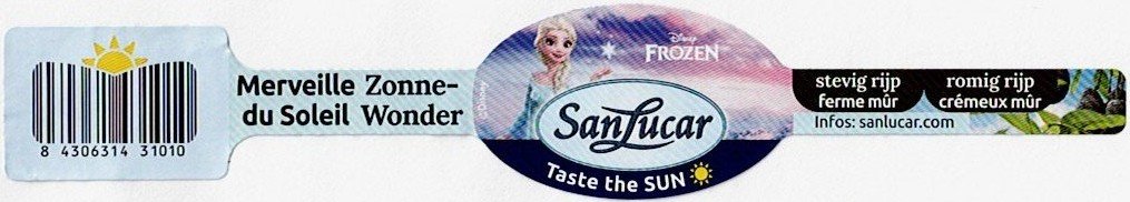 San lucar merveille du soleil zonne-wonder disney frozen 8430631431010