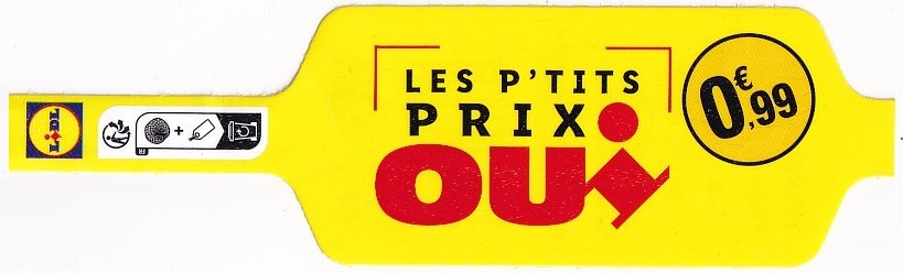 Les p tits prix oui 0.99€ lidl