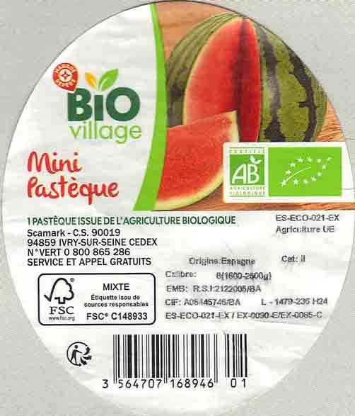 bio village mini pasteque origine espagne 356470716894601