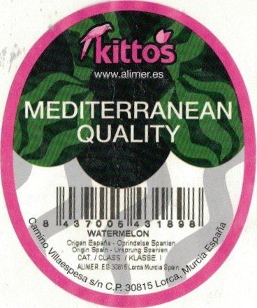 Kittos www.alimer.es mediterranean quality 8437005431898 watermelon origen espana