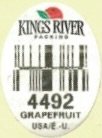 Kings River Packing 4492 grapefruit usa e.-u.