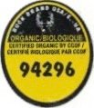 Buck Brand usa e.-ua organic biologique certified organc by ccof 94296