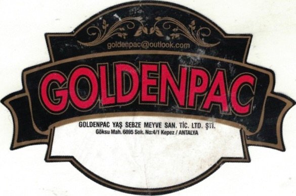 Goldenpac yas sebze meyve san antalya