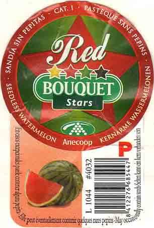 Bouquet stars red anecoop pasteque sans pepins l1044 p #4032 8412276685447