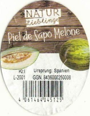 Natur lieblinge piel de sapo melone ursprung spanien  4061464045125