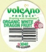 Volcano Produce erupting with freshness organic white dragon fruit 93040 coo ecuador