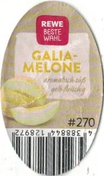 Rewe beste wahl galia melone aromatisch-suss gleb-fleisig #270 4388844128972