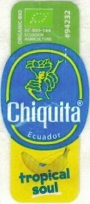 Chiquita organic bio #94232 ec-bio-144 ecuador agriculture ecuador tropical soul