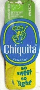 Chiquita organic bio #94232 ec-bio-144 ecuador agriculture ecuador so sweet so light