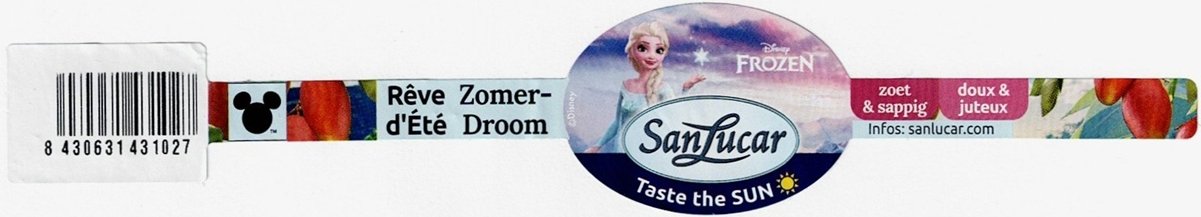 San Lucar taste the sun disney frozen zoet & sappig doux & juteux reve d ete zomerdroom 8430631431027