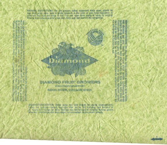Diamond diamond fruit growers incorporated hood river oregon