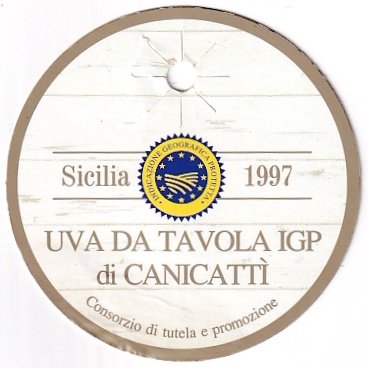 uva da tavola igp di canicatti sicilia 1997
