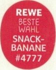 Rewe best wahl snack- banane #4777