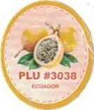 plu #3038 ecuador
