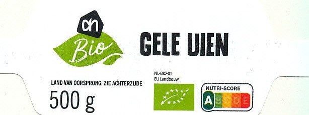 AH bio gele uien 500g