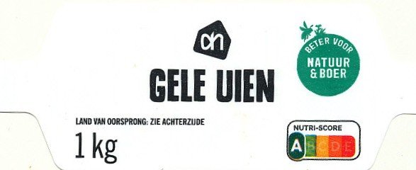 AH gele uien 1 kg beter voor natuur & boer