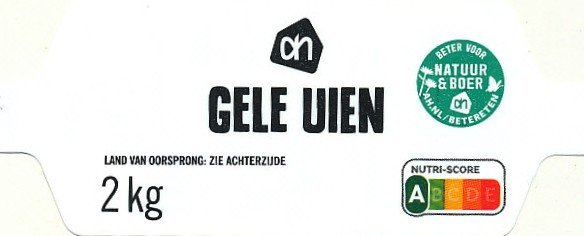 AH gele uien 2 kg beter voor natuur & boer