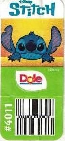 Dole disney stitch #4011
