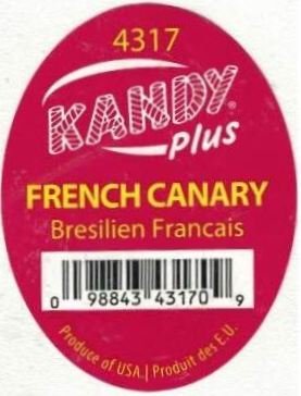 Kandy plus 4317 french canary bresilien francais 098843431709 produce of usa