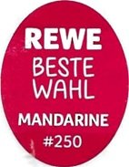 rewe best wahl mandarine #250