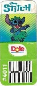 Dole Disney stitch #4011