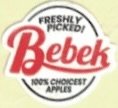 Bebek freshly picked 100% choicest apples