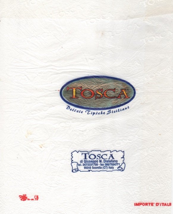 tosca delizie tipiche siciliane  di giuseppe m. distefano scordia