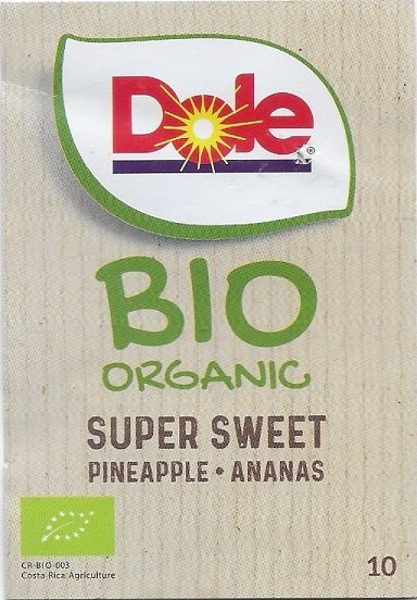 Dole bio organic super sweet pineapple ananas 10 visit my farm 19028 4014071575547 C 10