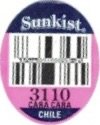 Sunkist 3110 cara cara chile