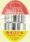 Natural Beauty organic produce of usa 94074 red sweet potato a.v. thomas produce