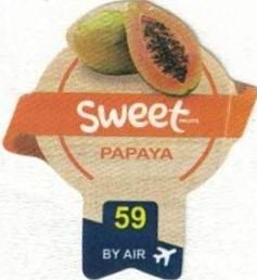 Sweet fruits papaya 59 by air