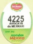 Del Monte Quality 4225 avocats du mexique emp 392 avocados from mexico