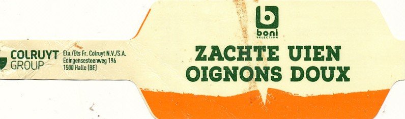 b boni zachte uien oignons doux