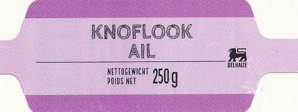 delhaize knoflook ail 250 g