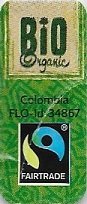 Fairtrade bio organic colombia flo-id: 34867 fairtrade