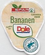 Spar colombia 0649 bananen quality by dole rainforest alliance people & nature