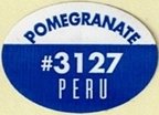 Pomegranate #3127 peru